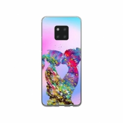 Husa personalizata tip carcasa HQPrint pentru Huawei Mate 20 Pro, model Colorful Love, multicolor, S1D1M0376