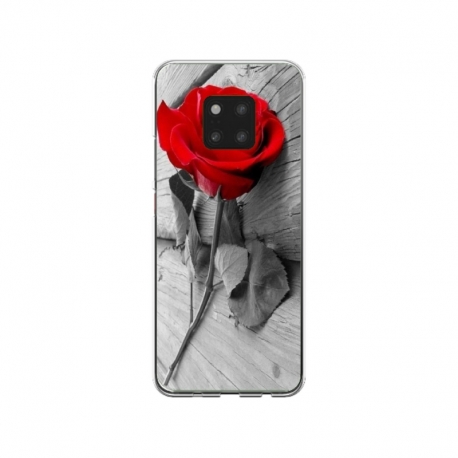 Husa personalizata tip carcasa HQPrint pentru Huawei Mate 20 Pro, model Rose, multicolor, S1D1M0384