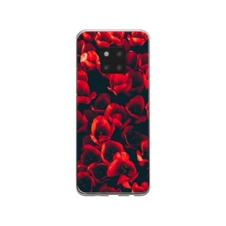 Husa personalizata tip carcasa HQPrint pentru Huawei Mate 20 Pro, model Flowers 24, multicolor, S1D1M0386