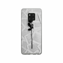 Husa personalizata tip carcasa HQPrint pentru Huawei Mate 20, model Black Rose, multicolor, S1D1M0021