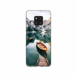 Husa personalizata tip carcasa HQPrint pentru Huawei Mate 20, model Boats, multicolor, S1D1M0024