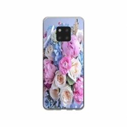 Husa personalizata tip carcasa HQPrint pentru Huawei Mate 20, model Flowers 1, multicolor, S1D1M0026