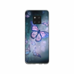 Husa personalizata tip carcasa HQPrint pentru Huawei Mate 20, model Butterfly 1, multicolor, S1D1M0028