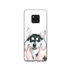 Husa personalizata tip carcasa HQPrint pentru Huawei Mate 20, model Fluffy Dog, multicolor, S1D1M0033