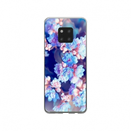 Husa personalizata tip carcasa HQPrint pentru Huawei Mate 20, model Flowers 2, multicolor, S1D1M0038