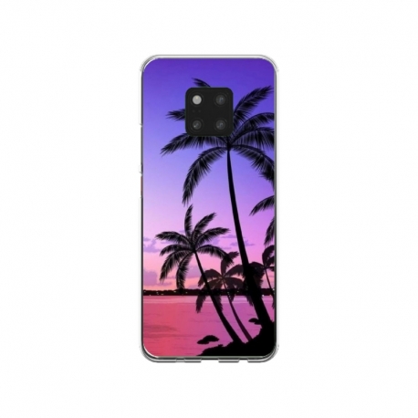 Husa personalizata tip carcasa HQPrint pentru Huawei Mate 20, model Beach View 2, multicolor, S1D1M0137
