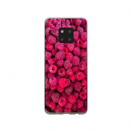 Husa personalizata tip carcasa HQPrint pentru Huawei Mate 20, model Zmeura, multicolor, S1D1M0234
