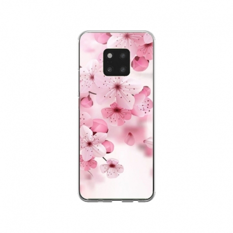 Husa personalizata tip carcasa HQPrint pentru Huawei Mate 20, model Flowers 17, multicolor, S1D1M0241