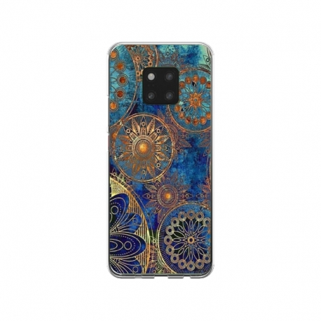 Husa personalizata tip carcasa HQPrint pentru Huawei Mate 20, model Mandela 3, multicolor, S1D1M0256