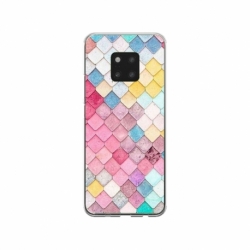 Husa personalizata tip carcasa HQPrint pentru Huawei Mate 20, model Color Scales, multicolor, S1D1M0258