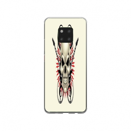 Husa personalizata tip carcasa HQPrint pentru Huawei Mate 20, model Skull 1, multicolor, S1D1M0284