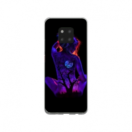 Husa personalizata tip carcasa HQPrint pentru Huawei Mate 20, model Colorful 8, multicolor, S1D1M0329