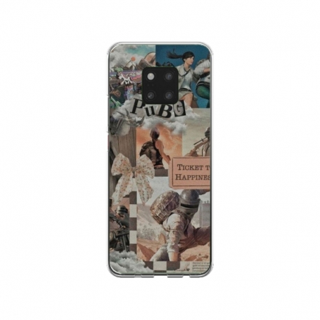 Husa personalizata tip carcasa HQPrint pentru Huawei Mate 20, model PUBG 2, multicolor, S1D1M0363