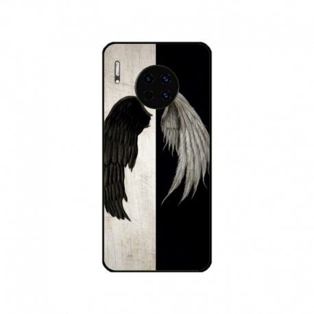 Husa personalizata tip carcasa HQPrint pentru Huawei Mate 30 Pro, model Angel Wings, multicolor, S1D1M0004