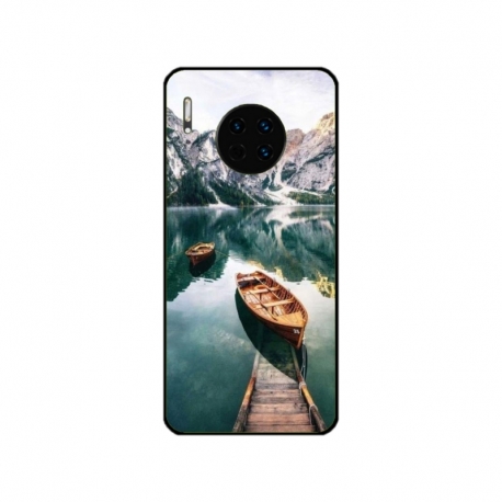 Husa personalizata tip carcasa HQPrint pentru Huawei Mate 30 Pro, model Boats, multicolor, S1D1M0024