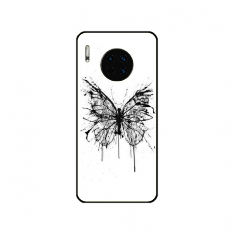 Husa personalizata tip carcasa HQPrint pentru Huawei Mate 30 Pro, model Butterfly 3, multicolor, S1D1M0030