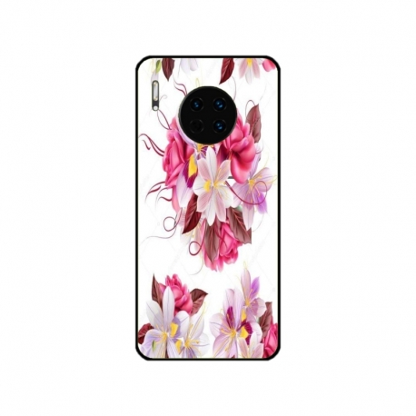 Husa personalizata tip carcasa HQPrint pentru Huawei Mate 30 Pro, model Flowers 4, multicolor, S1D1M0040