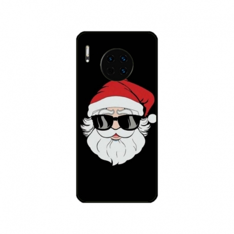 Husa personalizata tip carcasa HQPrint pentru Huawei Mate 30 Pro, model Cool Santa, multicolor, S1D1M0046