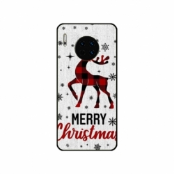 Husa personalizata tip carcasa HQPrint pentru Huawei Mate 30 Pro, model Merry Christmas Reindeer 1, multicolor, S1D1M0049