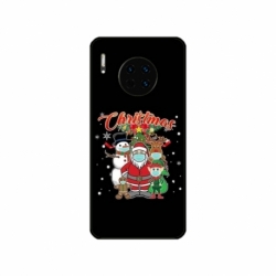 Husa personalizata tip carcasa HQPrint pentru Huawei Mate 30 Pro, model Covid Christmas, multicolor, S1D1M0054