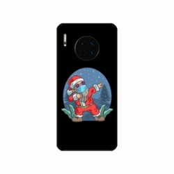 Husa personalizata tip carcasa HQPrint pentru Huawei Mate 30 Pro, model Covid Santa, multicolor, S1D1M0055