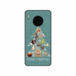 Husa personalizata tip carcasa HQPrint pentru Huawei Mate 30 Pro, model Merry Christmas 1, multicolor, S1D1M0056
