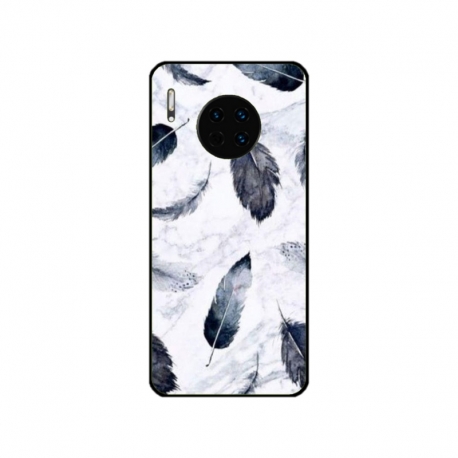 Husa personalizata tip carcasa HQPrint pentru Huawei Mate 30 Pro, model Leaf Design 2, multicolor, S1D1M0071