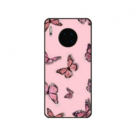 Husa personalizata tip carcasa HQPrint pentru Huawei Mate 30 Pro, model Butterfly 7, multicolor, S1D1M0076