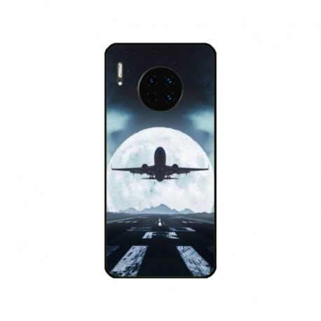 Husa personalizata tip carcasa HQPrint pentru Huawei Mate 30 Pro, model Moon Landing, multicolor, S1D1M0077