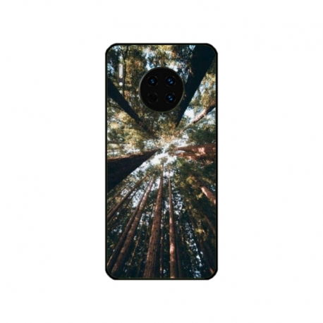 Husa personalizata tip carcasa HQPrint pentru Huawei Mate 30 Pro, model Tree perspective, multicolor, S1D1M0079