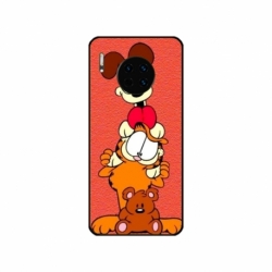 Husa personalizata tip carcasa HQPrint pentru Huawei Mate 30 Pro, model Garfield, multicolor, S1D1M0085