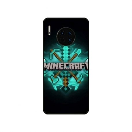 Husa personalizata tip carcasa HQPrint pentru Huawei Mate 30 Pro, model Minecraft 2, multicolor, S1D1M0126