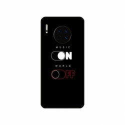 Husa personalizata tip carcasa HQPrint pentru Huawei Mate 30 Pro, model Phone On World Off, multicolor, S1D1M0131