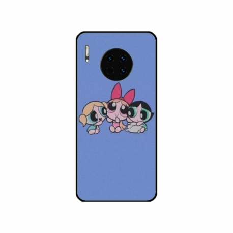Husa personalizata tip carcasa HQPrint pentru Huawei Mate 30 Pro, model Powerpuff Girls, multicolor, S1D1M0135