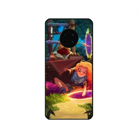 Husa personalizata tip carcasa HQPrint pentru Huawei Mate 30 Pro, model Tangled, multicolor, S1D1M0150