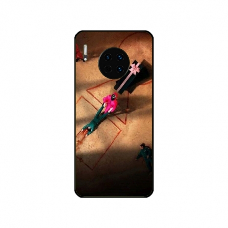Husa personalizata tip carcasa HQPrint pentru Huawei Mate 30 Pro, model Squid Game 12, multicolor, S1D1M0184