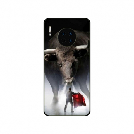Husa personalizata tip carcasa HQPrint pentru Huawei Mate 30 Pro, model Bull, multicolor, S1D1M0205