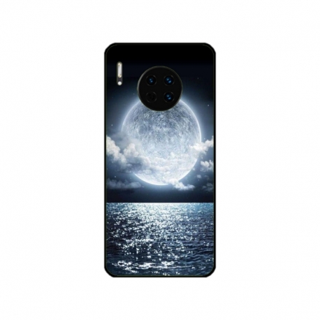 Husa personalizata tip carcasa HQPrint pentru Huawei Mate 30 Pro, model Moon Sky, multicolor, S1D1M0228