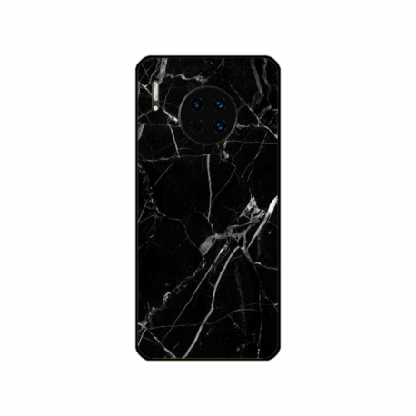 Husa personalizata tip carcasa HQPrint pentru Huawei Mate 30 Pro, model Black Marble, multicolor, S1D1M0229