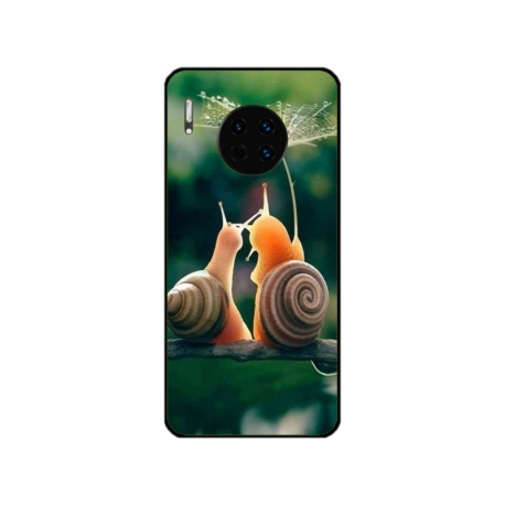 Husa personalizata tip carcasa HQPrint pentru Huawei Mate 30 Pro, model Snail, multicolor, S1D1M0231