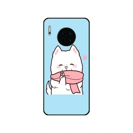 Husa personalizata tip carcasa HQPrint pentru Huawei Mate 30 Pro, model Cute Puppy, multicolor, S1D1M0232