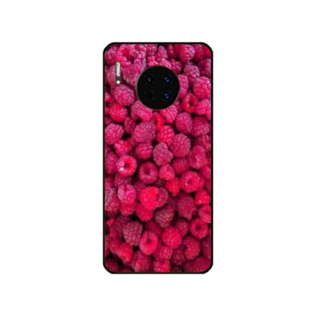 Husa personalizata tip carcasa HQPrint pentru Huawei Mate 30 Pro, model Zmeura, multicolor, S1D1M0234