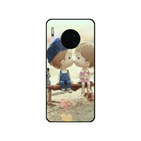 Husa personalizata tip carcasa HQPrint pentru Huawei Mate 30 Pro, model Kiss, multicolor, S1D1M0259