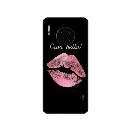 Husa personalizata tip carcasa HQPrint pentru Huawei Mate 30 Pro, model Ciao Bella, multicolor, S1D1M0261