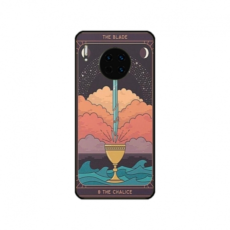 Husa personalizata tip carcasa HQPrint pentru Huawei Mate 30 Pro, model Tarrot, multicolor, S1D1M0267