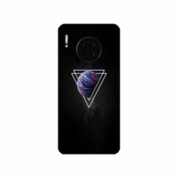 Husa personalizata tip carcasa HQPrint pentru Huawei Mate 30 Pro, model Triangle Planet, multicolor, S1D1M0278