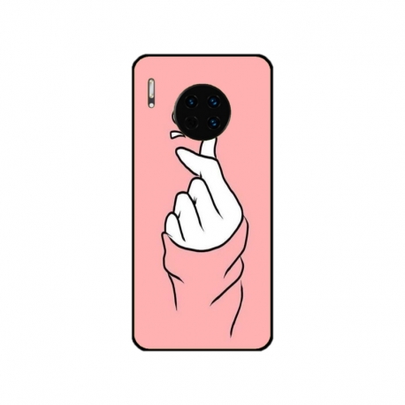 Husa personalizata tip carcasa HQPrint pentru Huawei Mate 30 Pro, model Heart Snap, multicolor, S1D1M0285