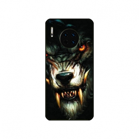 Husa personalizata tip carcasa HQPrint pentru Huawei Mate 30 Pro, model Wolf, multicolor, S1D1M0286