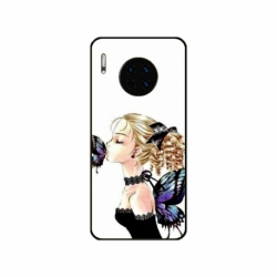 Husa personalizata tip carcasa HQPrint pentru Huawei Mate 30 Pro, model Butterfly Fairy, multicolor, S1D1M0294