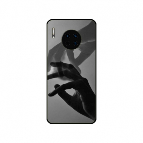 Husa personalizata tip carcasa HQPrint pentru Huawei Mate 30 Pro, model Hand Reach, multicolor, S1D1M0318